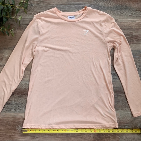 Gymshark Blush Pink Training Long Sleeve Crewneck Top - Full Length - Picture 12 of 14